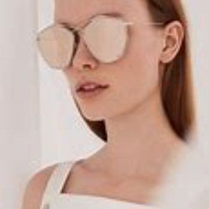 Christian Dior "Diorstellaire 4" 59mm Full Rim Metal Frame Sunglasses